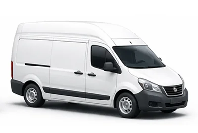 Kuljetusyritys Korkea ja pitkä pakettiauto Mercedes Sprinter sisään Gent Belgia